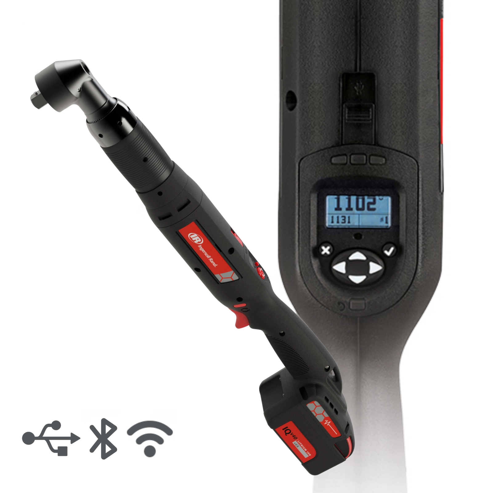 Ingersoll Rand QXXD5AT080PS08-EU 80 Nm Precision Angle Nutrunner