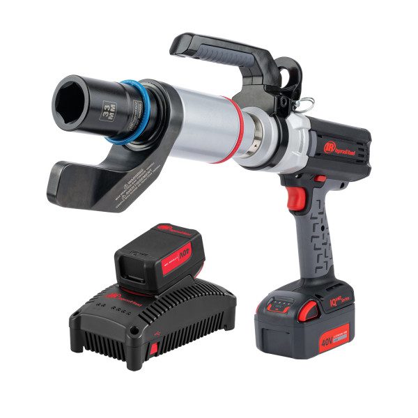 Ingersoll Rand QXXD5PT01KPW16K2-EU 40V aku pöördemomendi kordisti komplekt – tööriist, 2 × BL4013 akut, BC1161 laadija, 33 mm padrun ja retainer