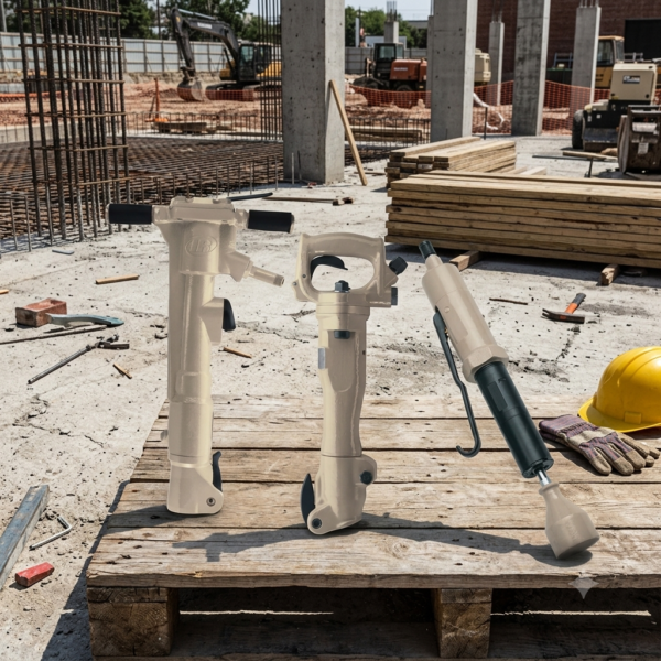 Tryckluftsdrivna bygg- och demoleringsverktyg