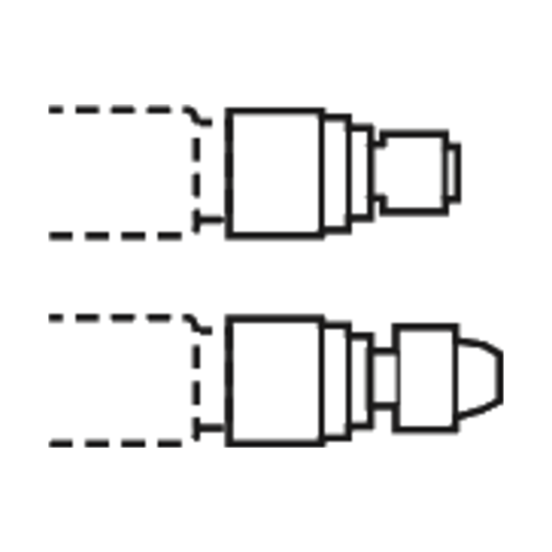 Ingersoll Rand P33N straight head – dimension drawing