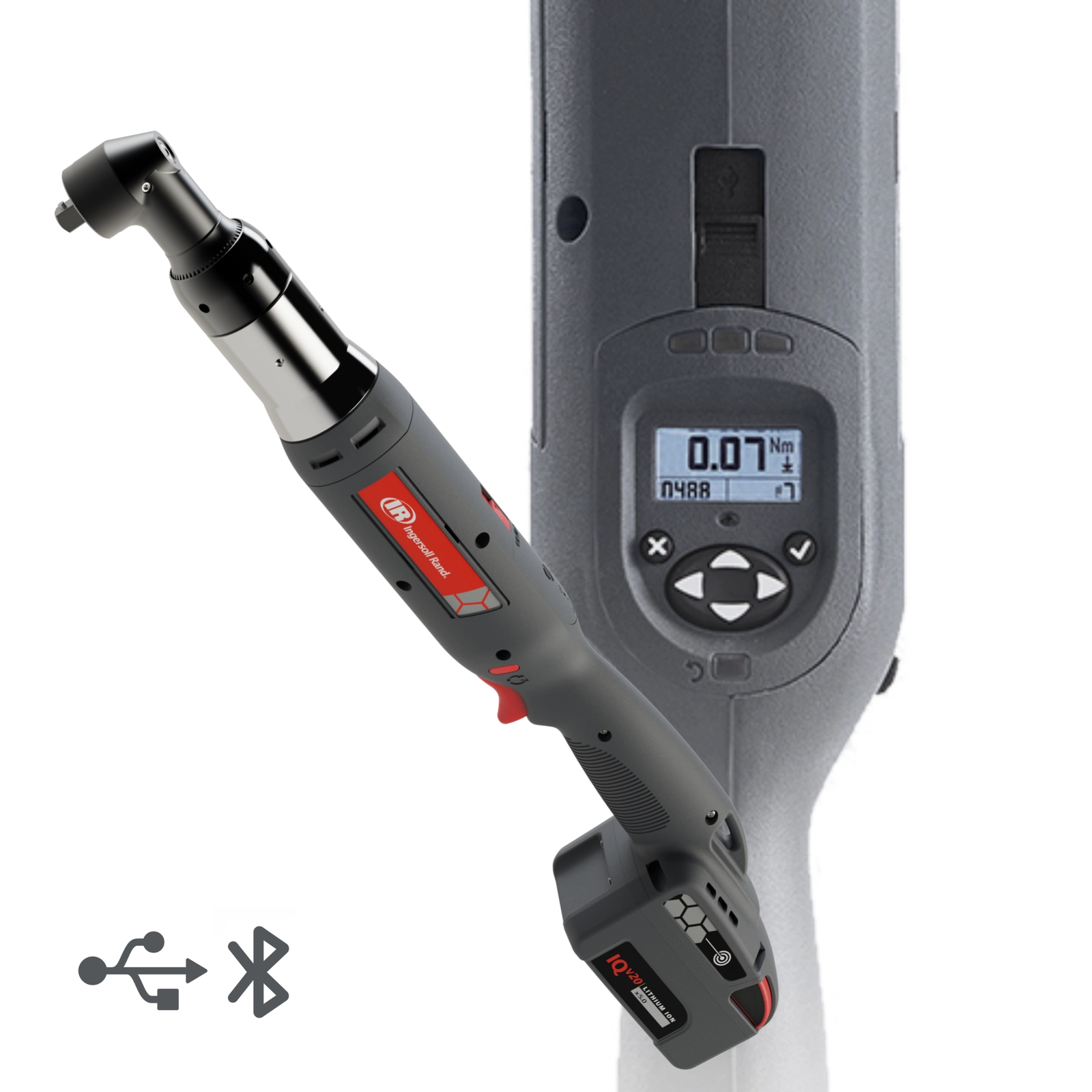 Ingersoll Rand QXXD5AT035PS08-EU – 35 Nm IQV40™ QX Connect Angle Nutrunner