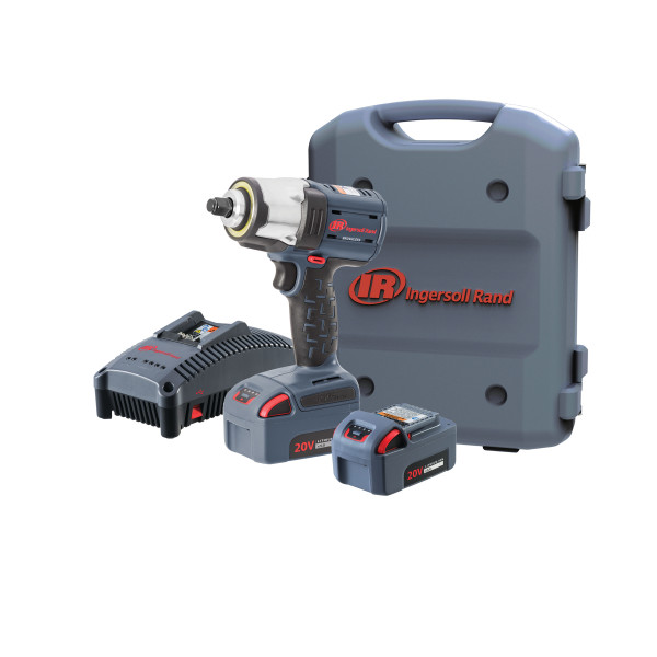 Ingersoll Rand W5153-K22B-EU 1/2″ 745 Nm IQV20™ Cordless Impact Wrench Kit