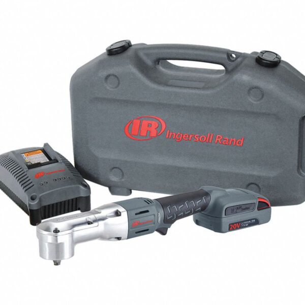 Ingersoll Rand W5330-K12-EU – 3/8" IQV20™ batteridriven vinkelmutterdragarsats (2,5 Ah batteri, laddare och väska)
